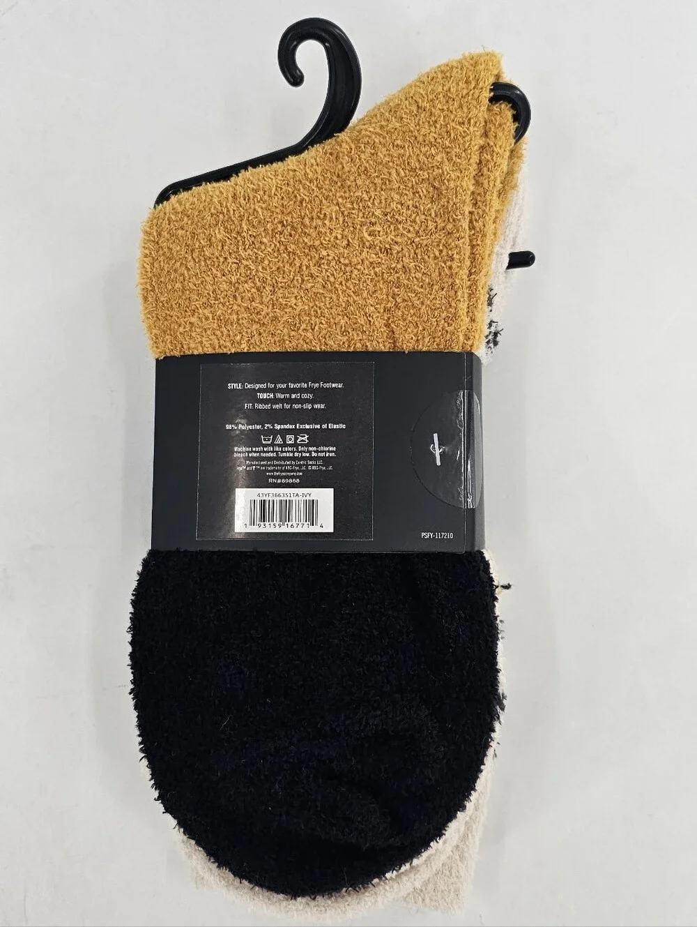 FRYE FUZZY BOOT SOCKS 2-PAIRS WOMEN'S SIZE 5-10 NWT MULTICOLOR